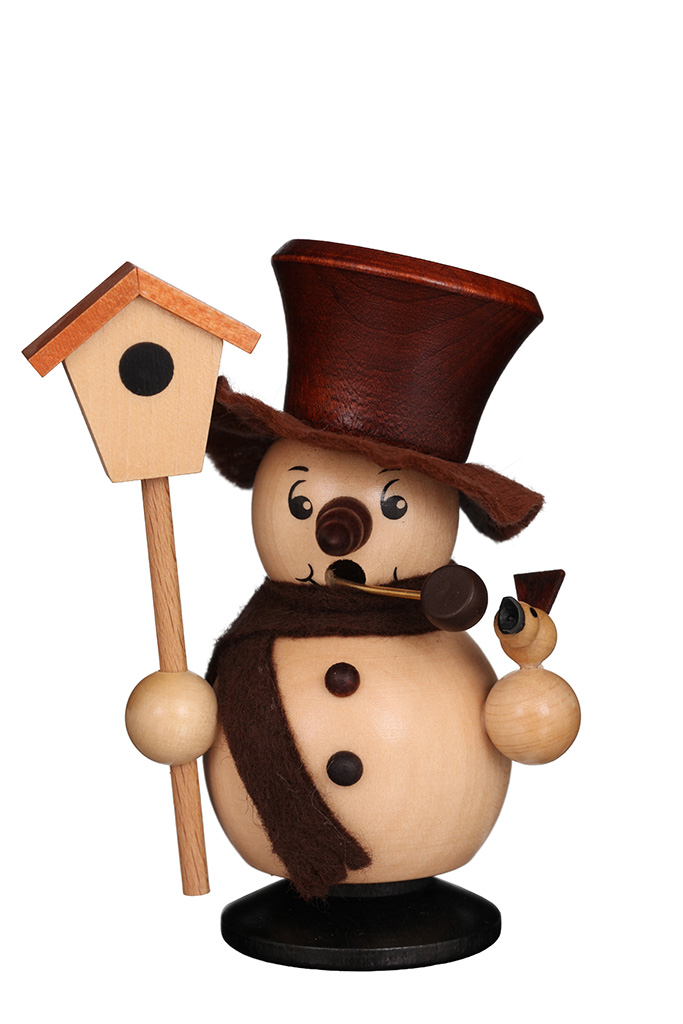 SM Snowman With Aviary Natural SM Snowman With Aviary Natural