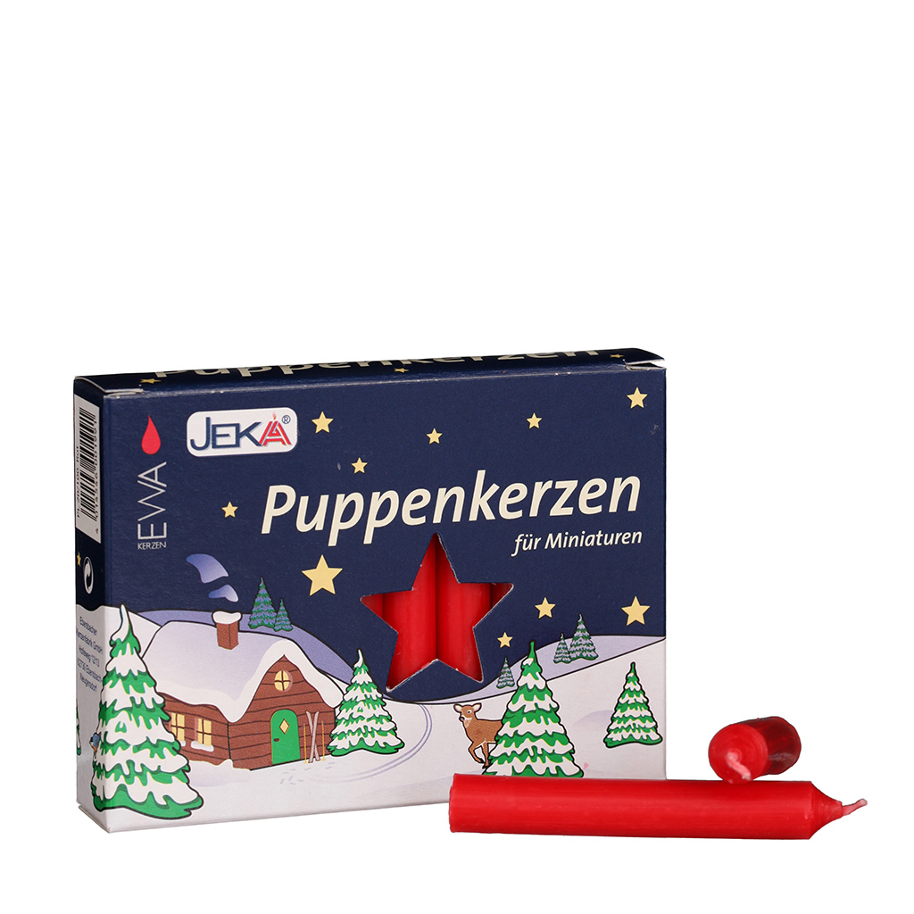 Puppenlichte rot (20 Stück)