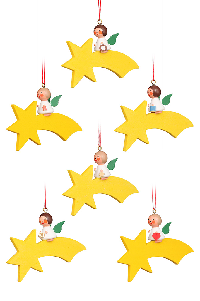 Angel On Shootingstar Ornament Angel On Shootingstar Ornament