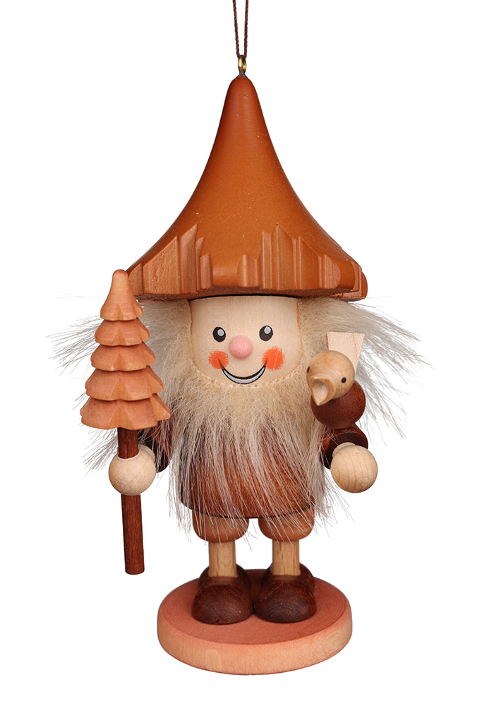 Tramp Forest Gnome Natural Ornament