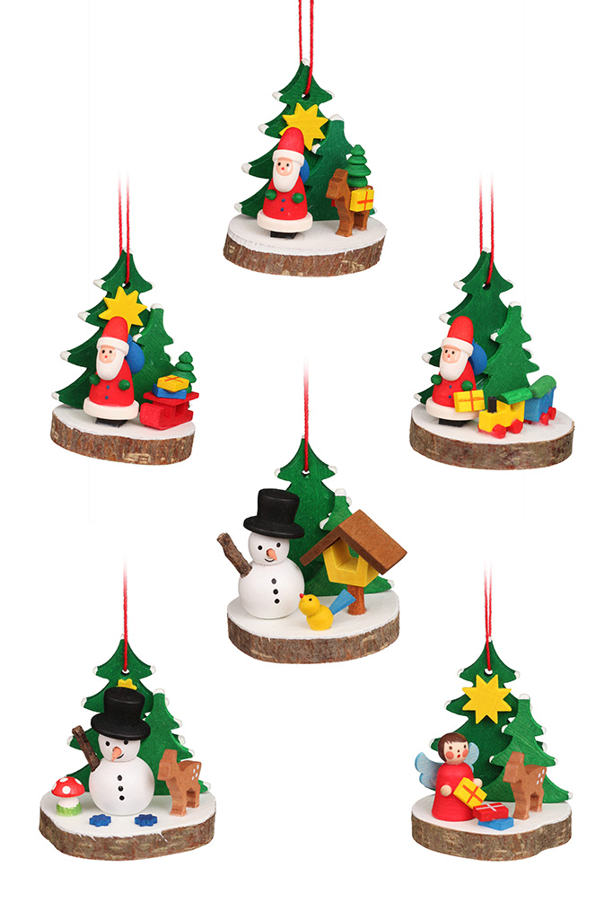 Christmas Tree Slice Assortment Ornament