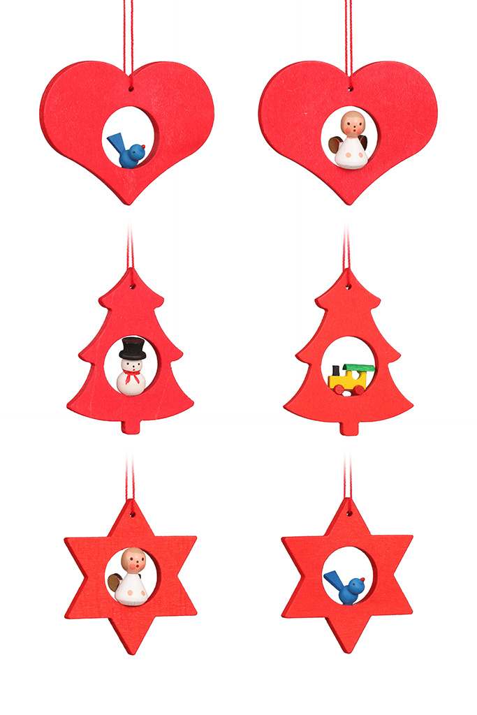 Hearts And Stars Assortment Ornament