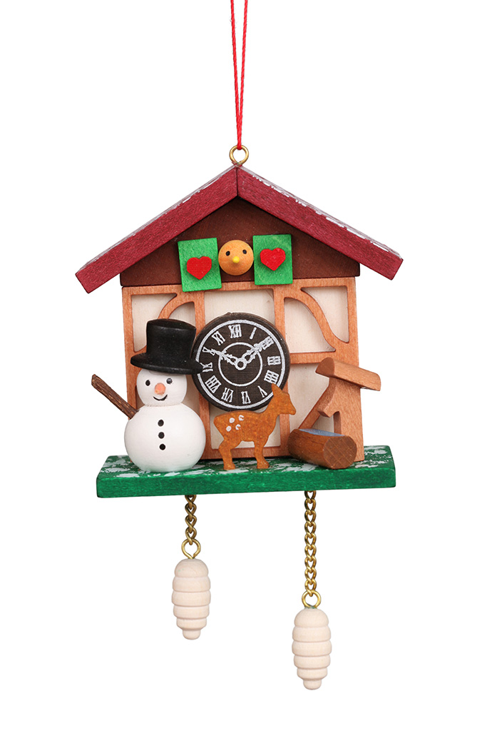 BB Kuckucksuhr Schneemann mit Brunnen BB Kuckucksuhr Schneemann mit Brunnen