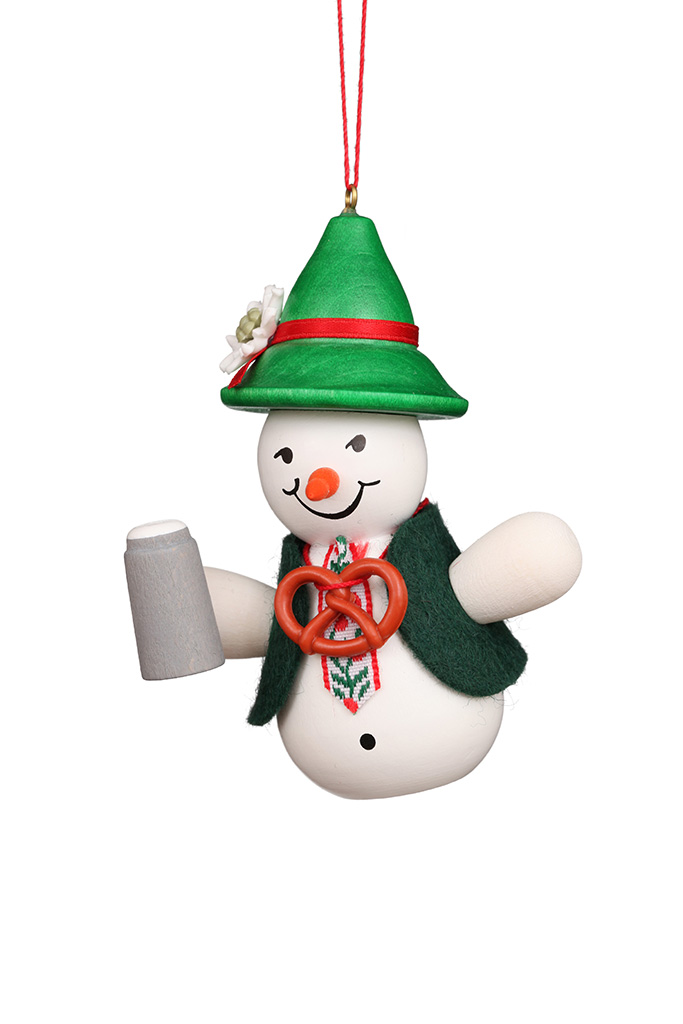 Snowman Bavarian Ornament