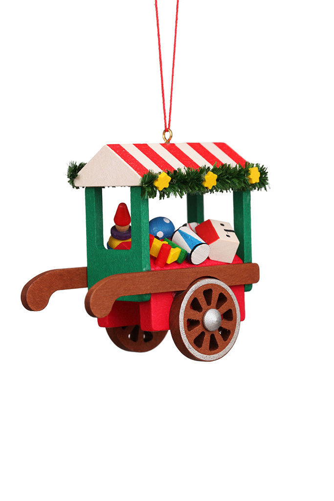Market Car With Toys Ornament