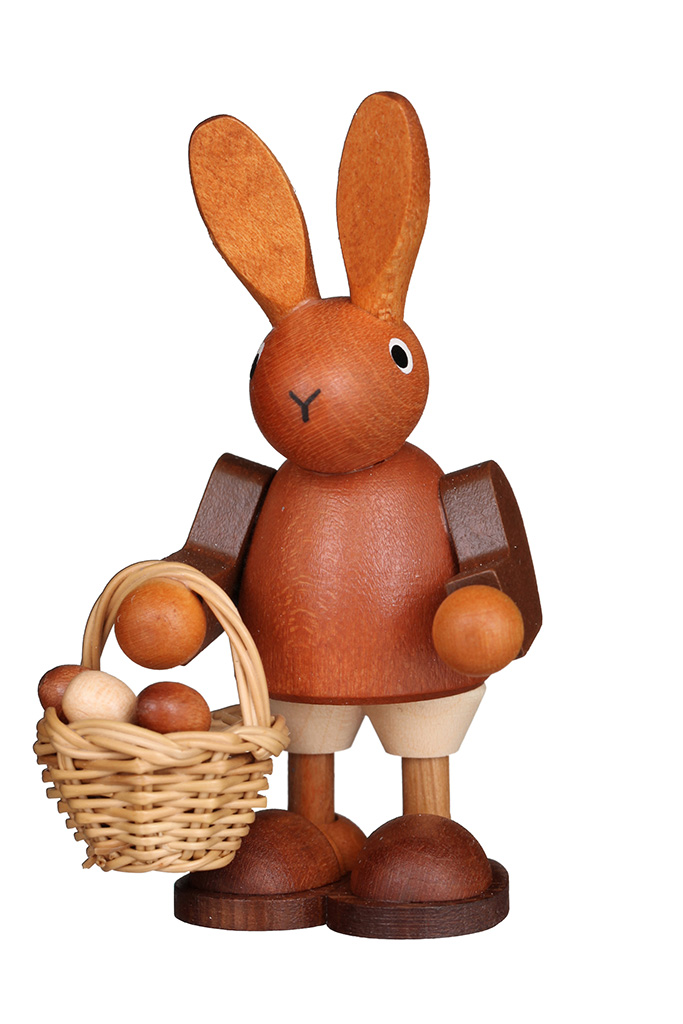 Hase mit Eierkorb natur Hase mit Eierkorb natur