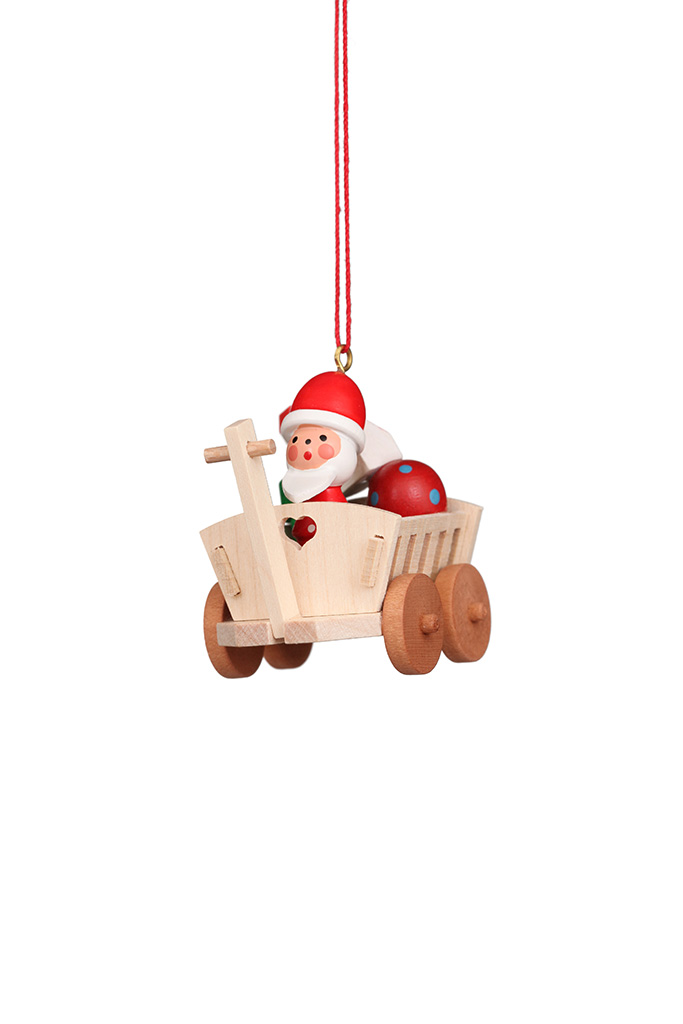 Santa Claus In Wagon Ornament Santa Claus In Wagon Ornament