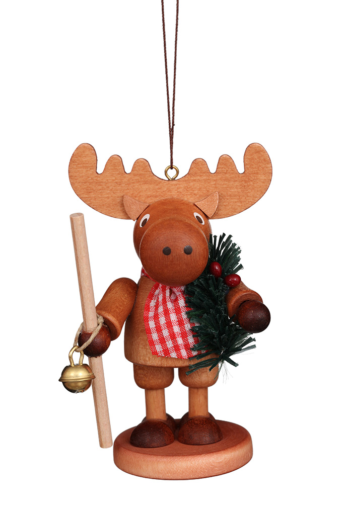 Tramp Elk Natural Ornament