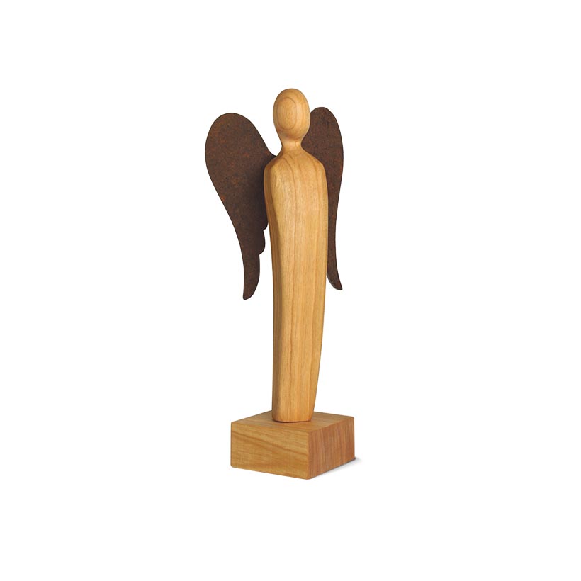 Engel-Skulptur Kirsche