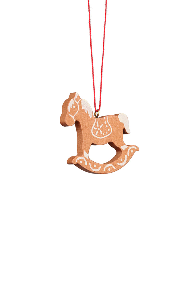 Gingerbread Horse Small Brown Ornament