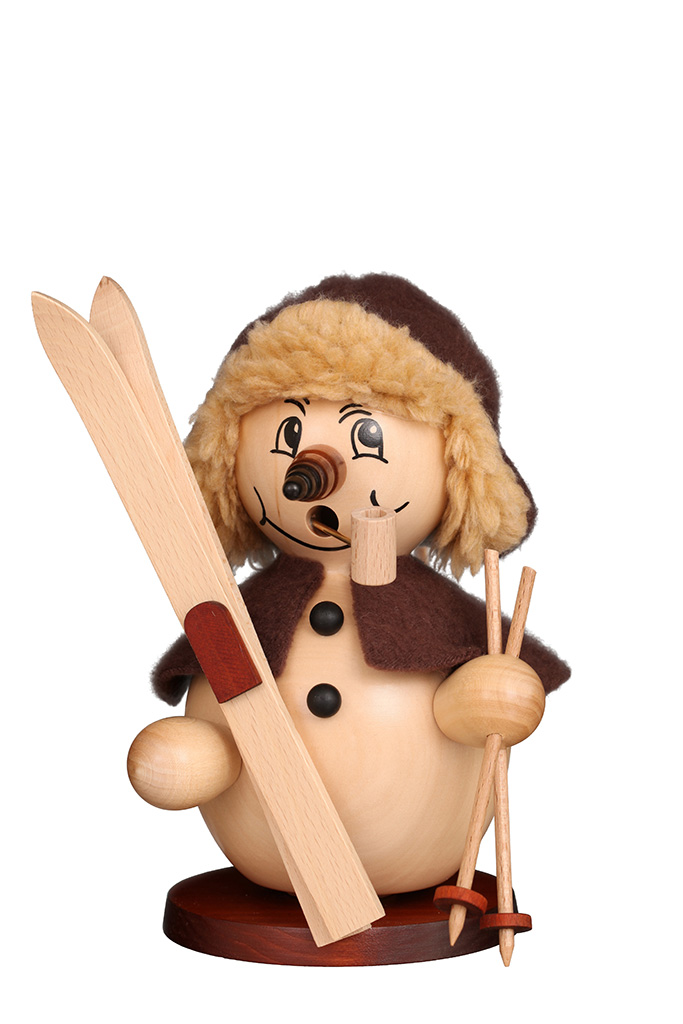 SM Snowman Skier Natural SM Snowman Skier Natural