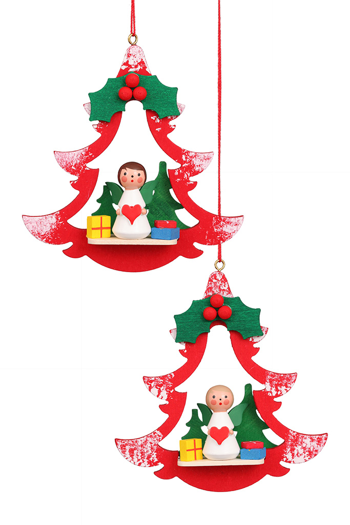 Fir With Angel Ornament Fir With Angel Ornament