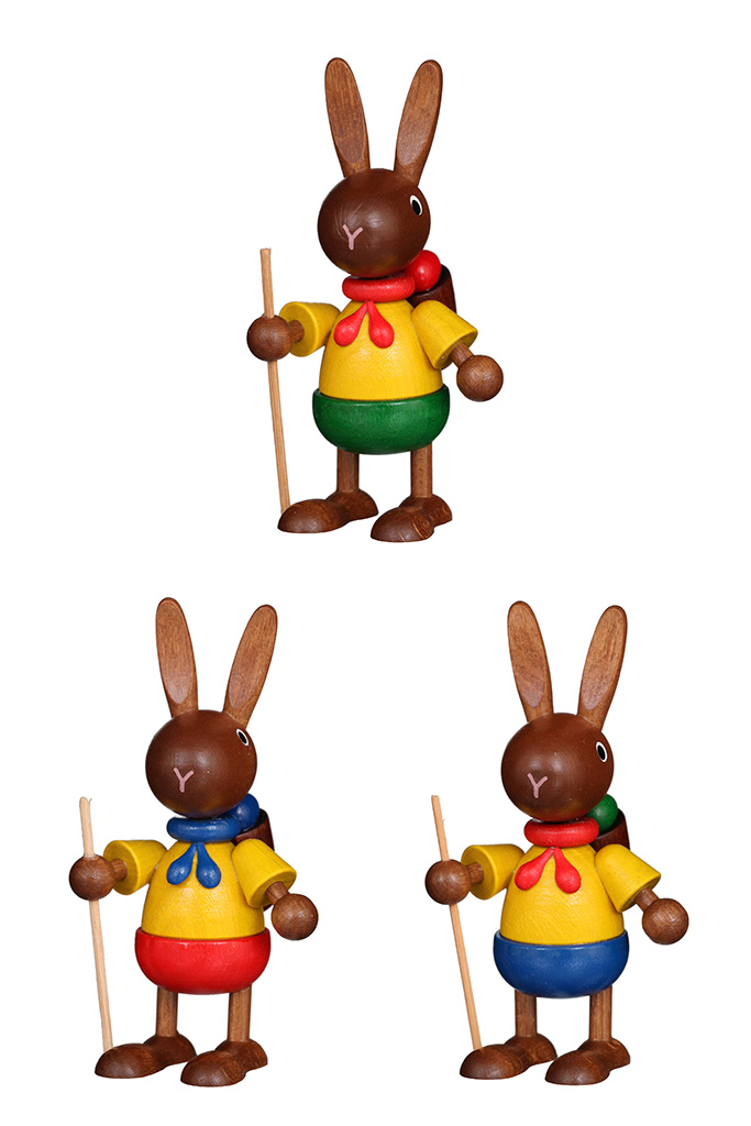 Bunny Wanderer Coloured Assorted Bunny Wanderer Coloured Assorted