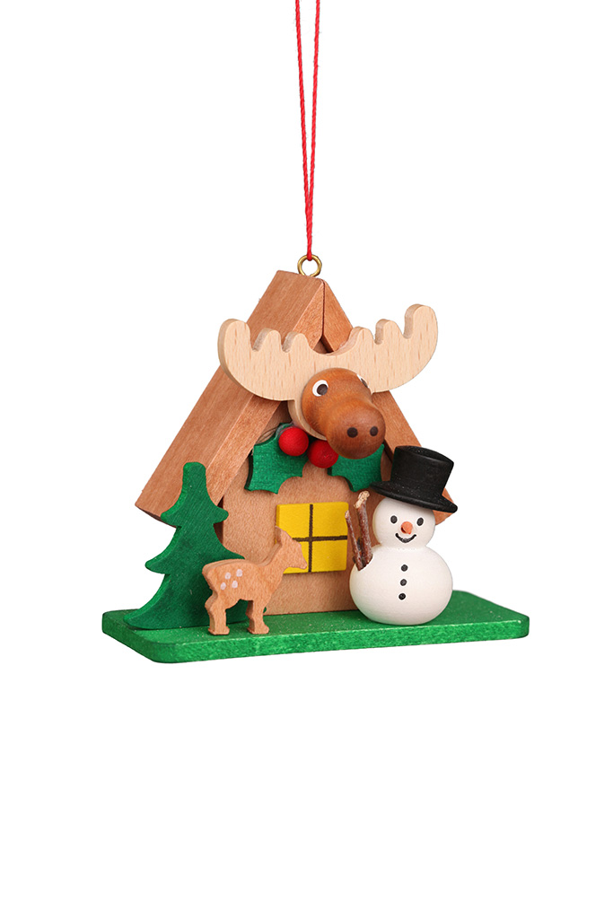 BB Waldhaus mit Schneemann BB Waldhaus mit Schneemann