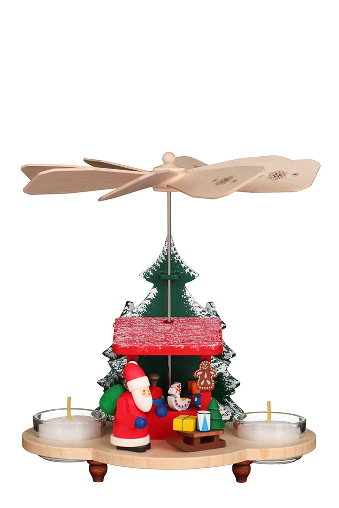 Pyramide Weihnachtsmann auf Striezelmarkt Pyramide Weihnachtsmann auf Striezelmarkt
