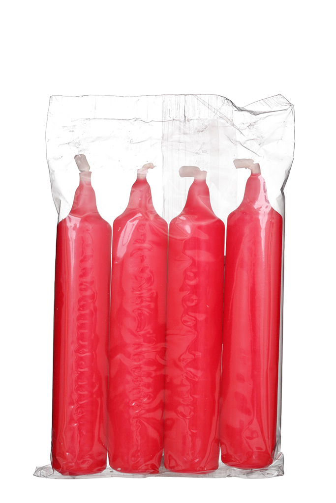 Advent Candle Red (4 pcs.)