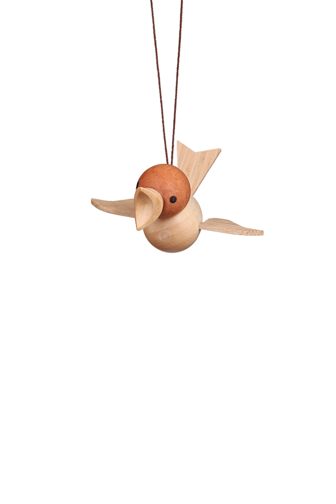 Flightbird Large Natural Ornament