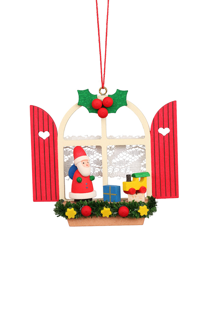 Advent Window Santa Ornament Advent Window Santa Ornament